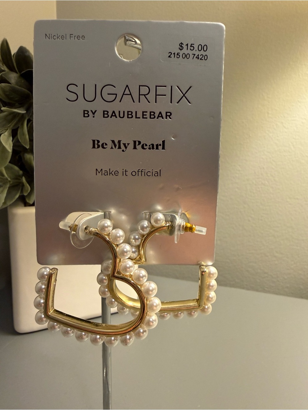 3/$25 Sugarfix by Baublebar Be My Pearl Earrings